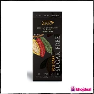 Zevic Belgian Sugar-Free 70% Dark Chocolate